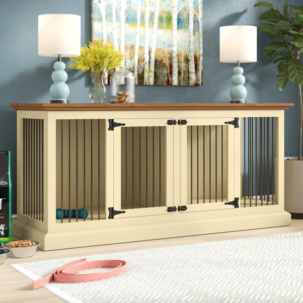 Archie & Oscar™ Damien Double Wide Credenza Pet Crate & Reviews Wayfair